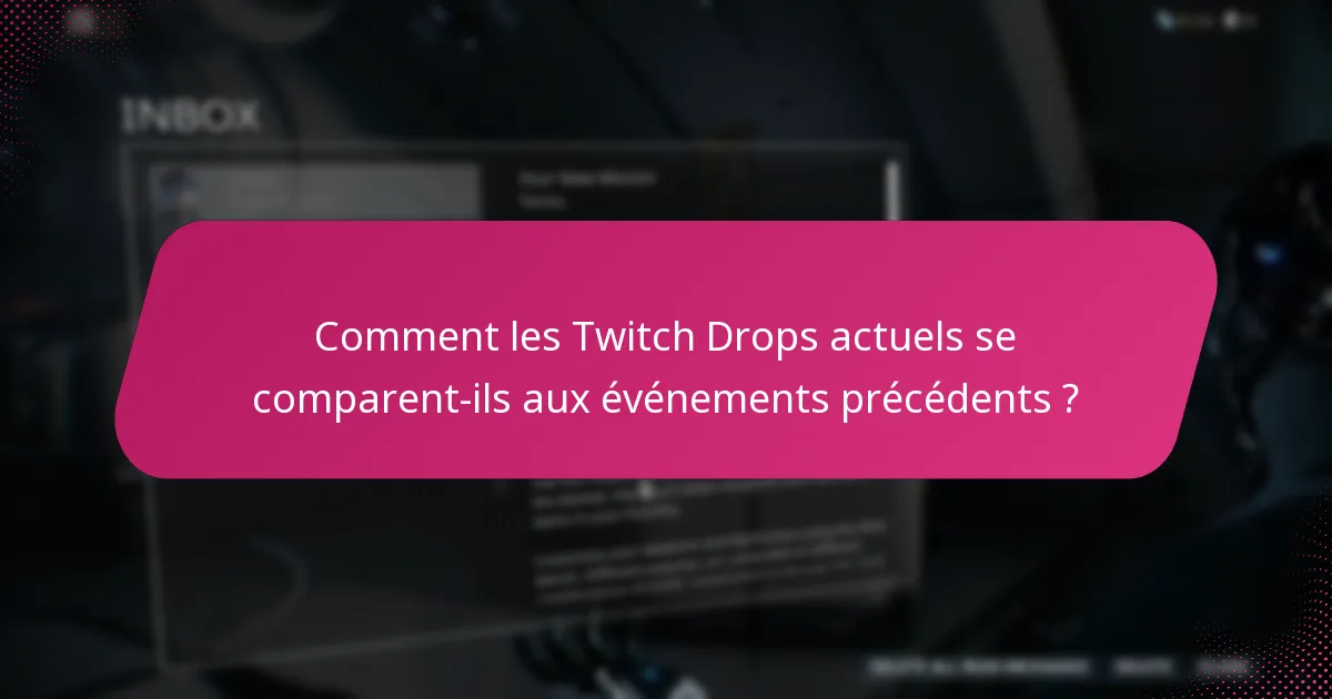 Quels événements saisonniers présentent des Twitch Drops ?