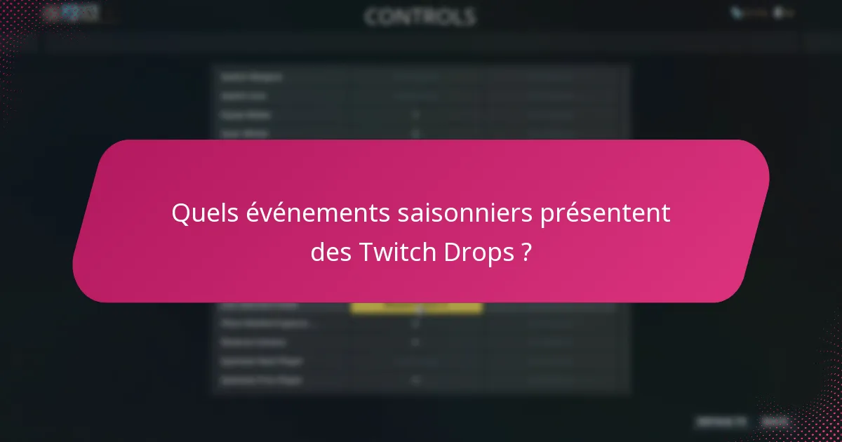 Comment réclamer les Twitch Drops pendant les événements ?
